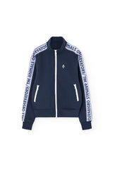 Navy Zebra Track Jacket