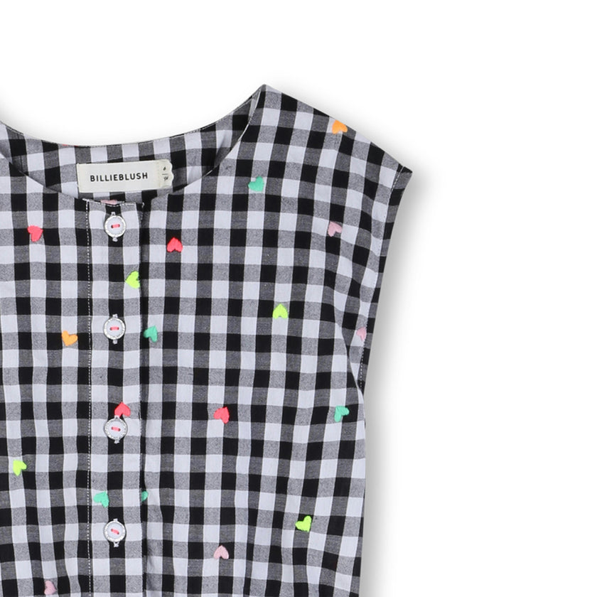 Black & White Gingham Kids’ Dress