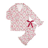 Gingerbread Trellis Christmas Women's Two-Piece Set