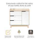 Babyletto Hudson 3-Drawer Compact Changer Dresser with Removable Changing Tray (40")