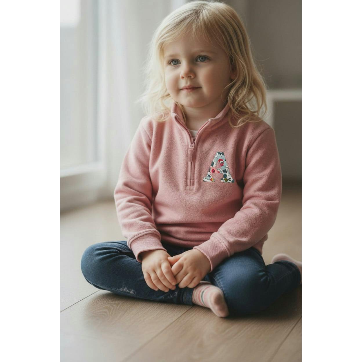 Liberty of London Children's Personalised Fleece, Pink