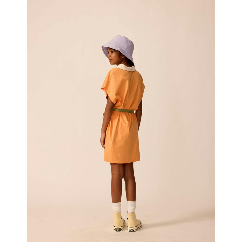 Organic Tunic Dress in Overtime Orange