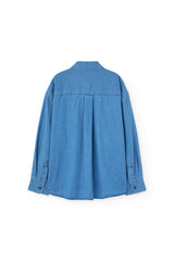 Dusty Blue Wolf Shirt