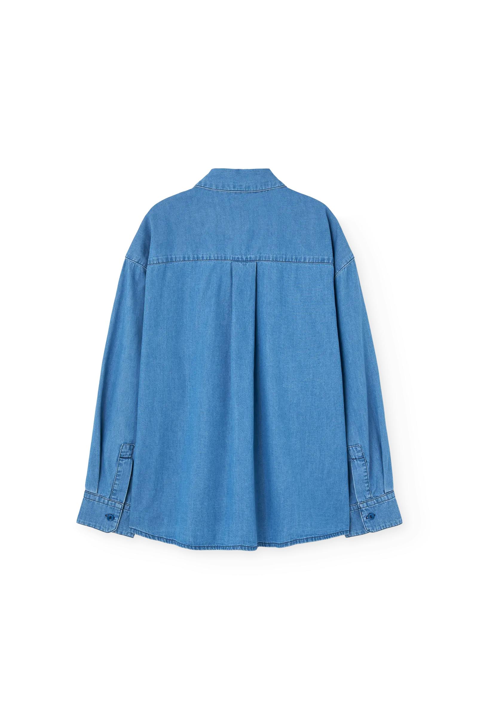 Dusty Blue Wolf Shirt