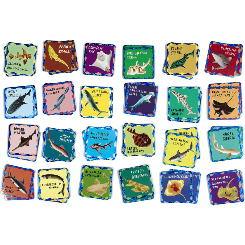 Memory & Matching Game: Shiny Sharks & Friends