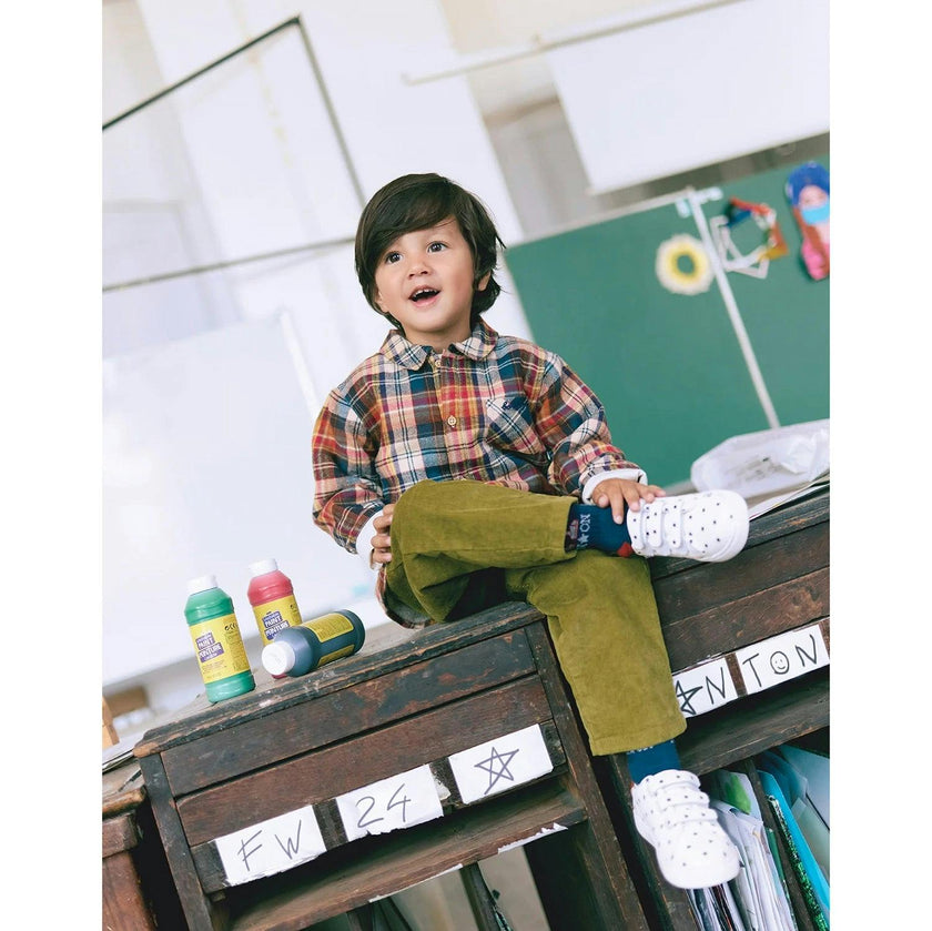BONTON Autumn Plaid Pan Baby Overshirt