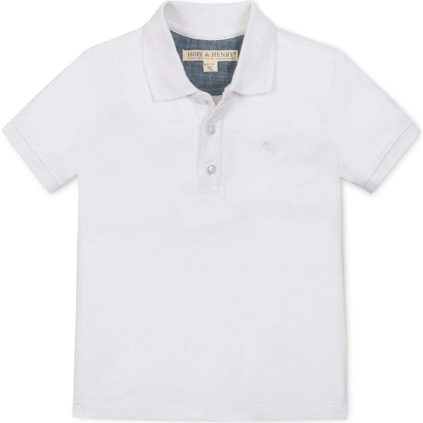 Organic Short Sleeve Knit Pique Polo Shirt