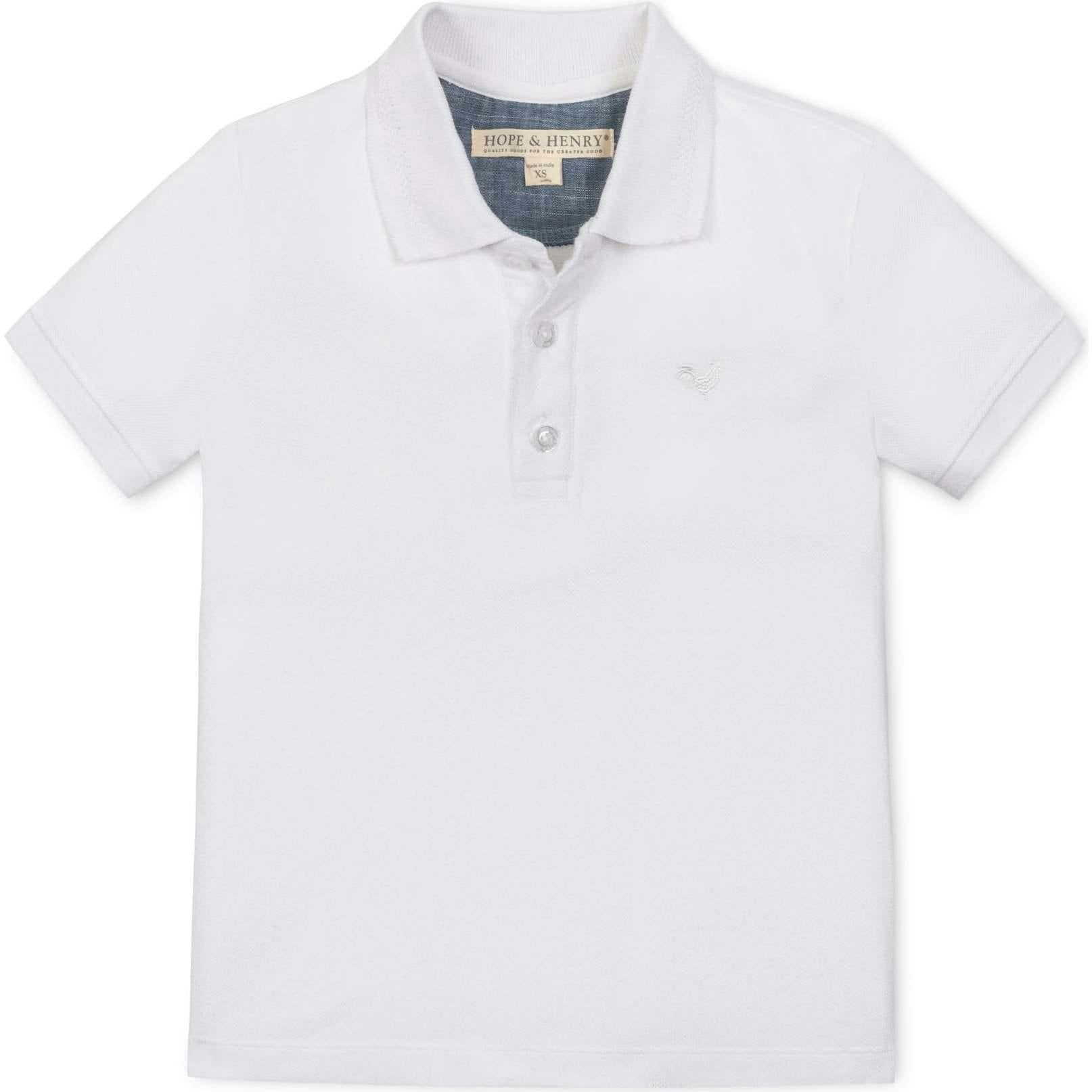 Organic Short Sleeve Knit Pique Polo Shirt