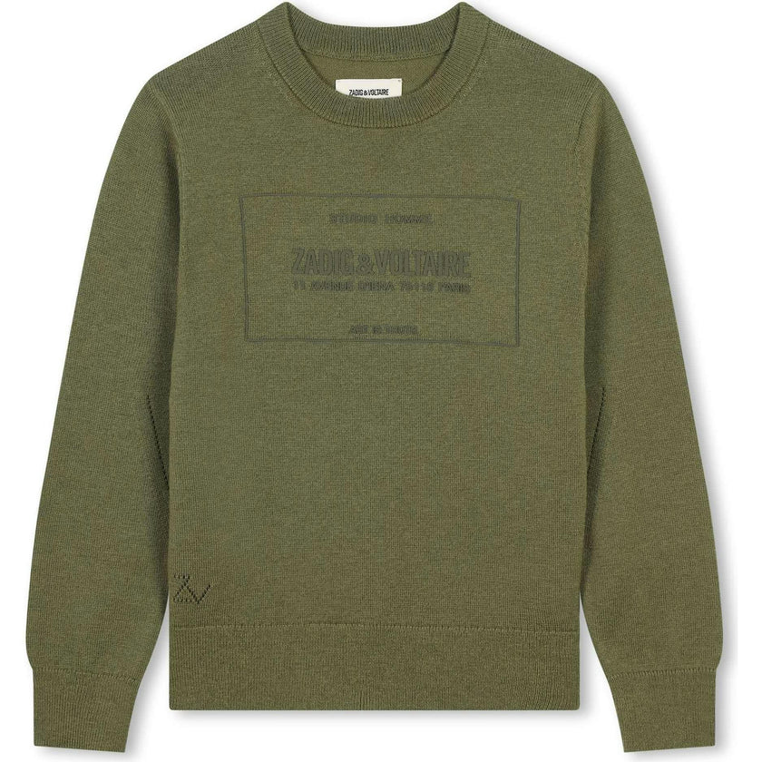 ZADIG & VOLTAIRE Z&V Classic Logo Pullover Sweater