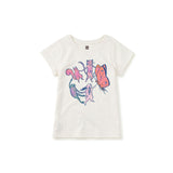 Animal Dance Graphic Tee, Chalk