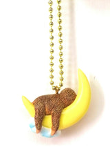 GLOW-IN-THE-DARK SLEEPY SLOTH NECKLACE