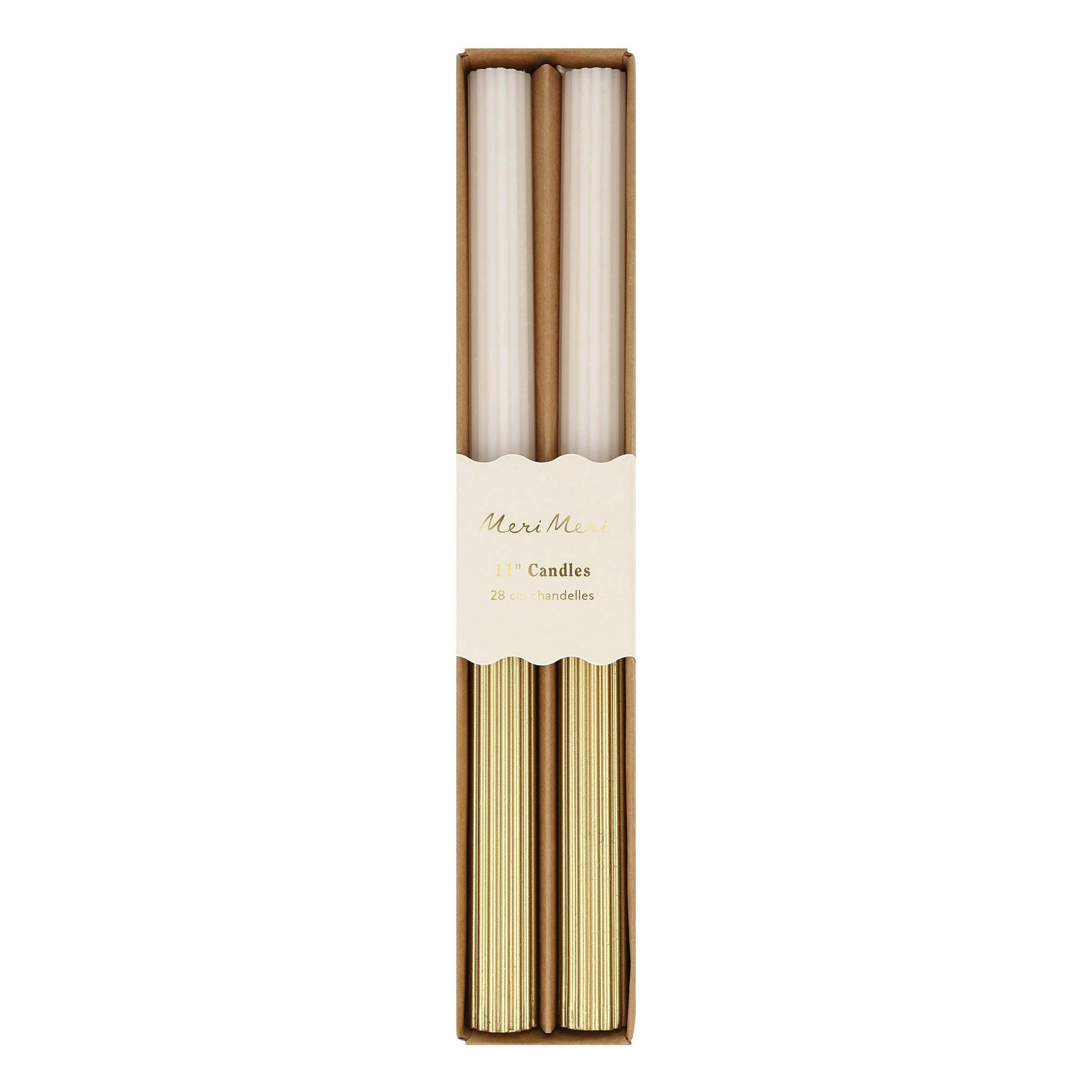 Gold Dipped Table Candles