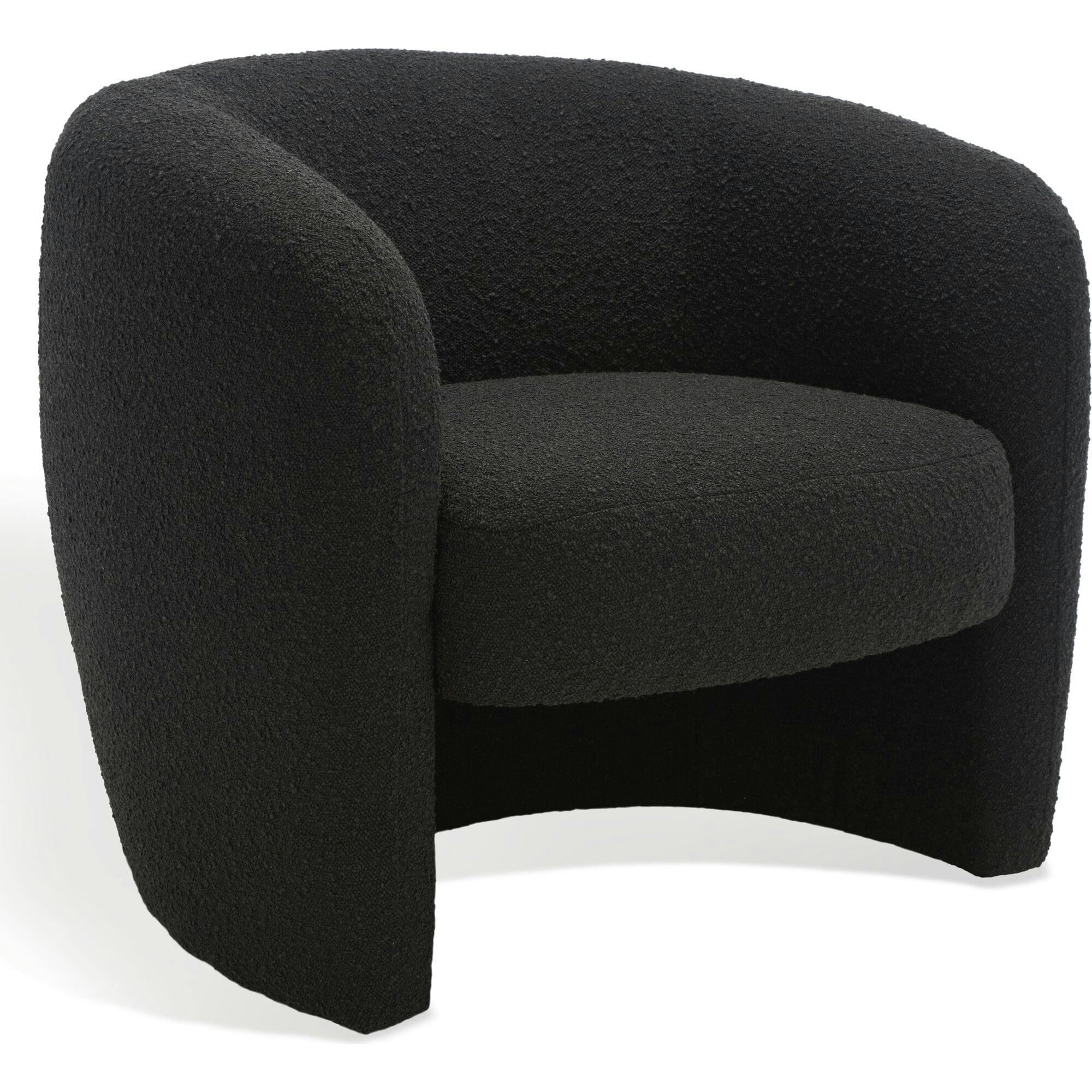 Everly Boucle Barrel Back Accent Chair