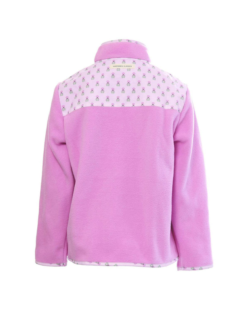 Kids Fleece Jacket in Pink Lavender