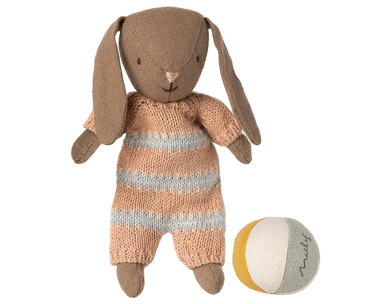 Bunny set, Micro - Brown - Dusty rose