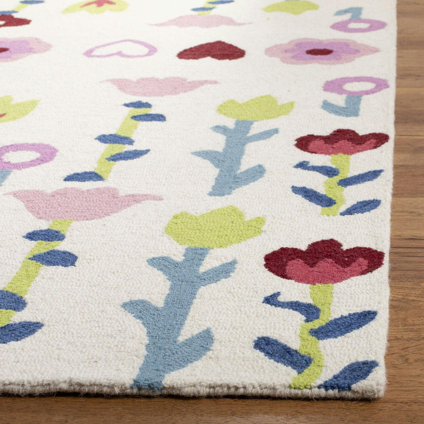 Kids Flora Rug, Pink