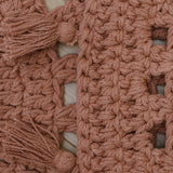 Nila Hand-Crocheted Tassel Round Rug