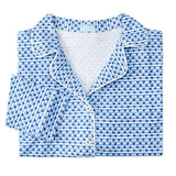 Sailor Hearts Women’s Button Front Long Pajama Set