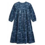 Floral Embossed Velour Robe