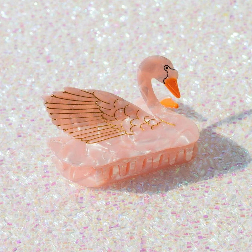 Packed Party Swan Style Claw Clip