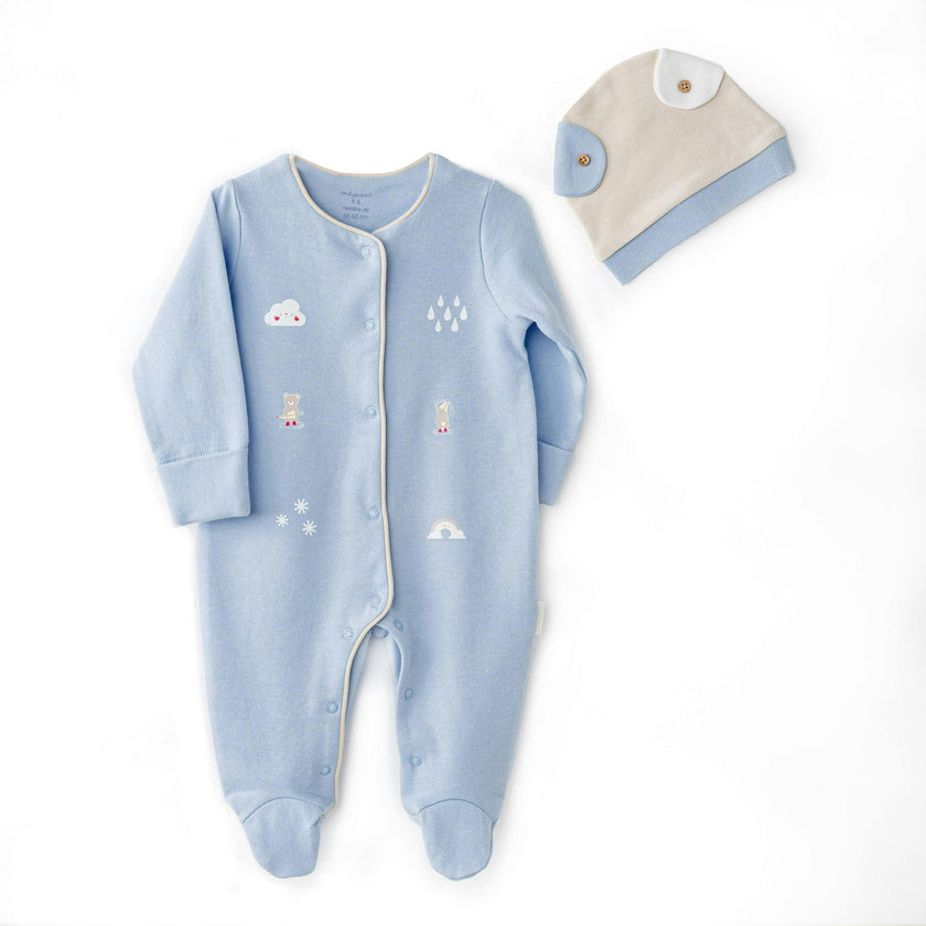 Cloudy Cuddles Romper Duo