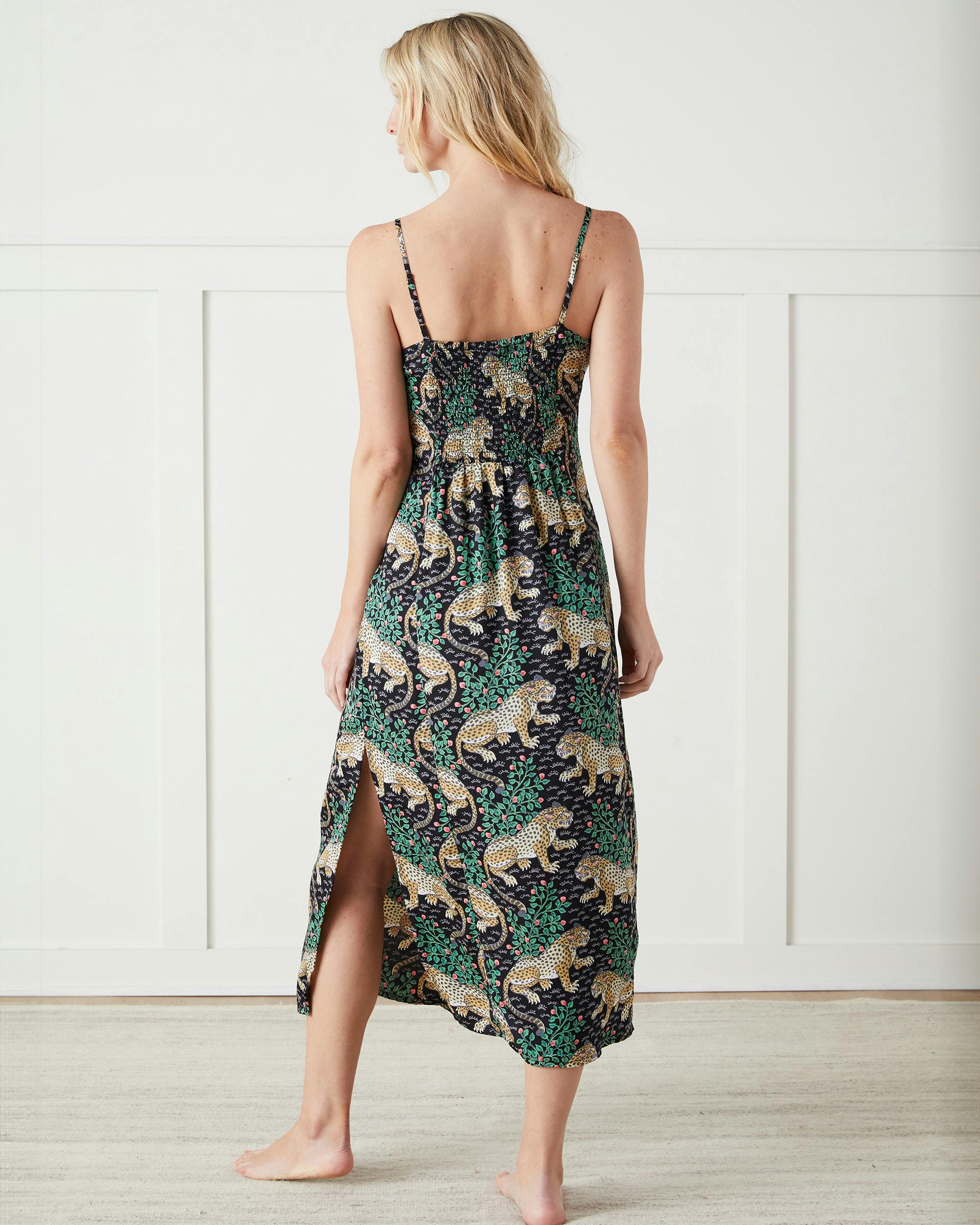 Bagheera - Eco Satin Chic to Sleep Nightie - Ink