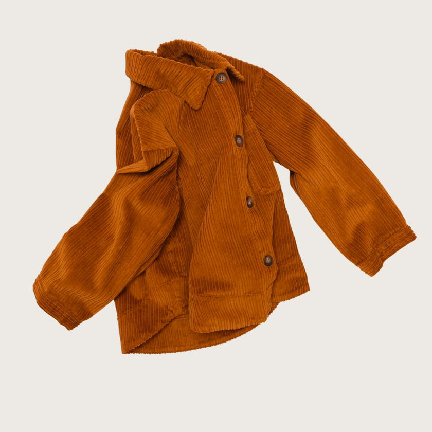 Adult Jagger Rust Cord Overshirt