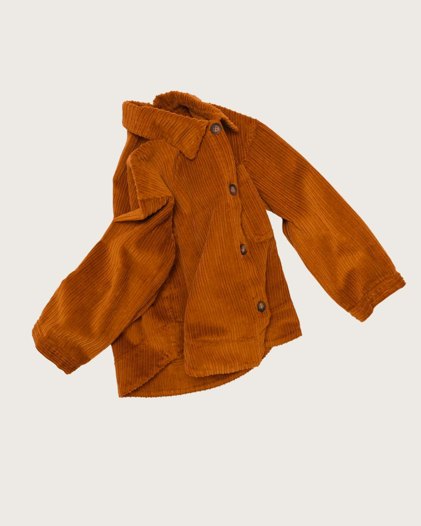 Adult Jagger Rust Cord Overshirt