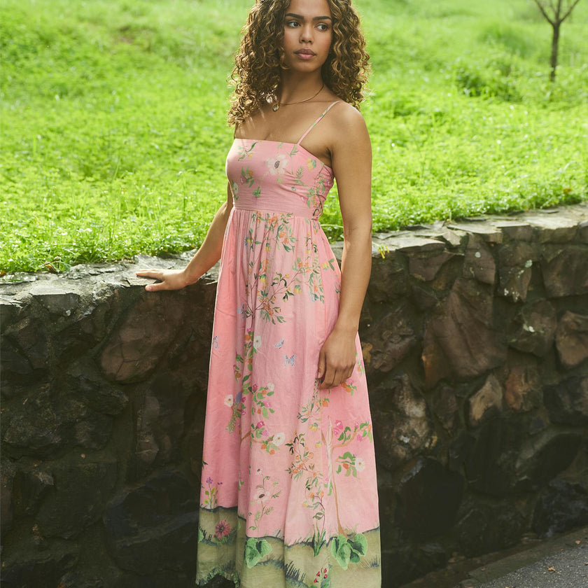 Gavin Dress, Peony Peacock x Larsen McDowell