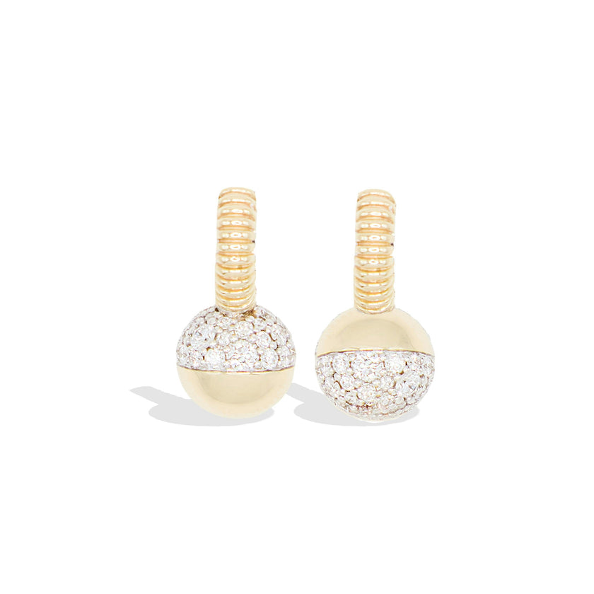 Revel Mini Bobble Huggie - Diamond