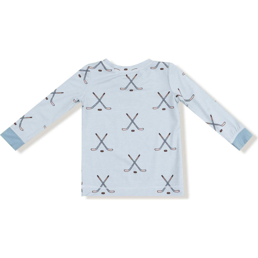 Hockey - Pink - Long Sleeve Loungewear Set