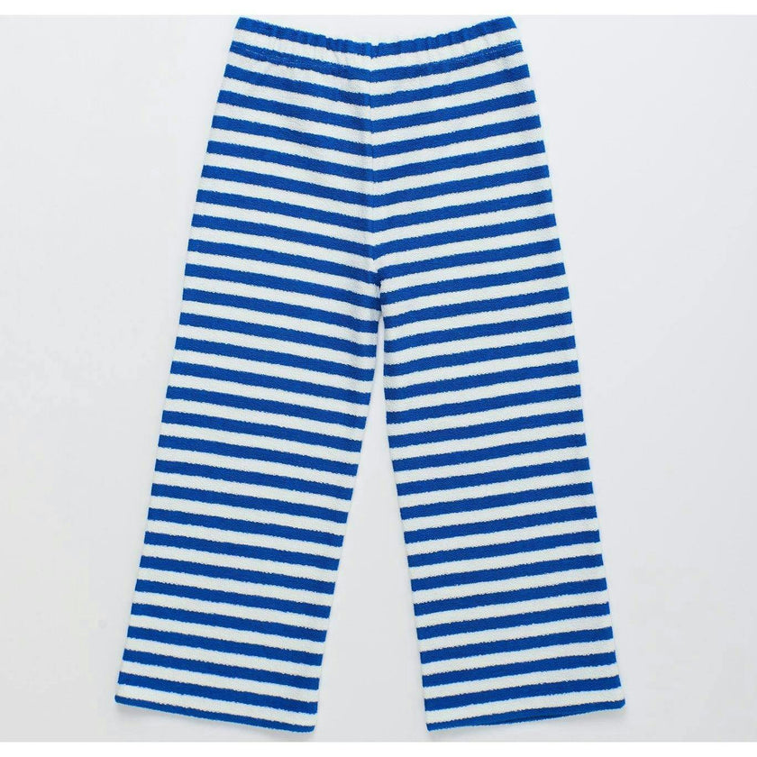 BARCOS STRIPED SWEATPANTS BLUE & WHITE