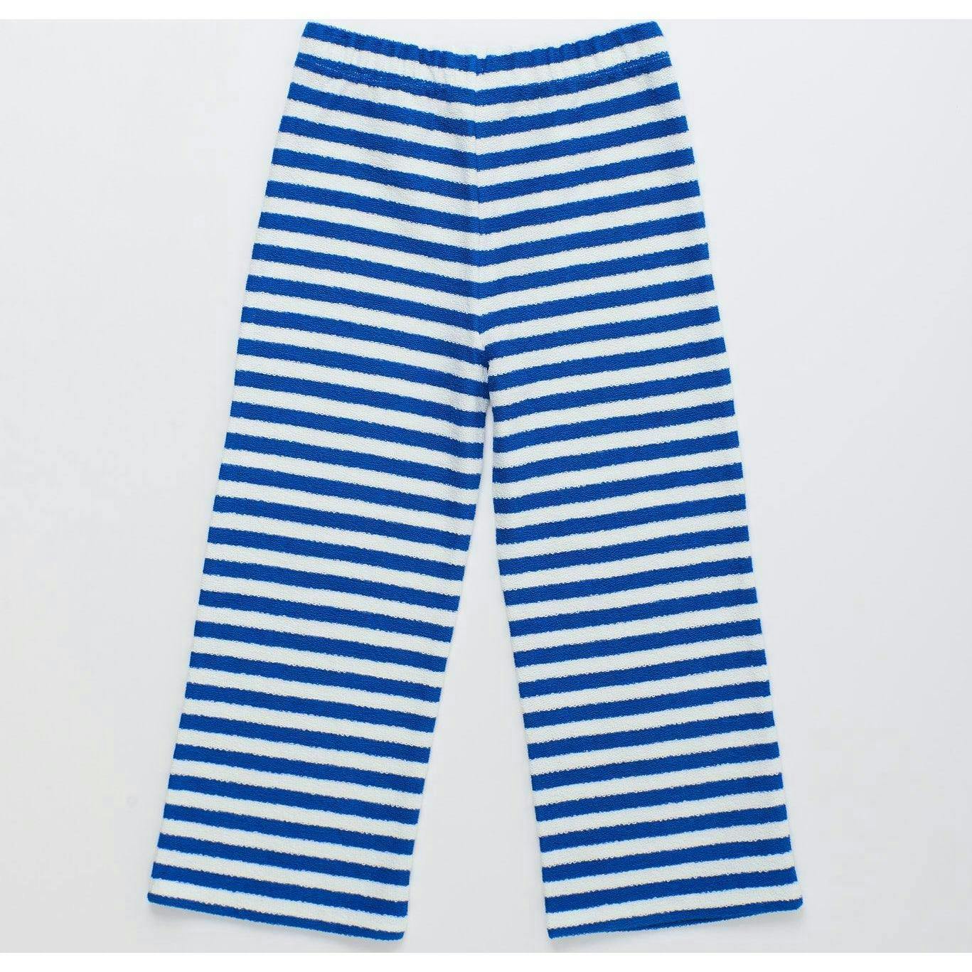 BARCOS STRIPED SWEATPANTS BLUE & WHITE