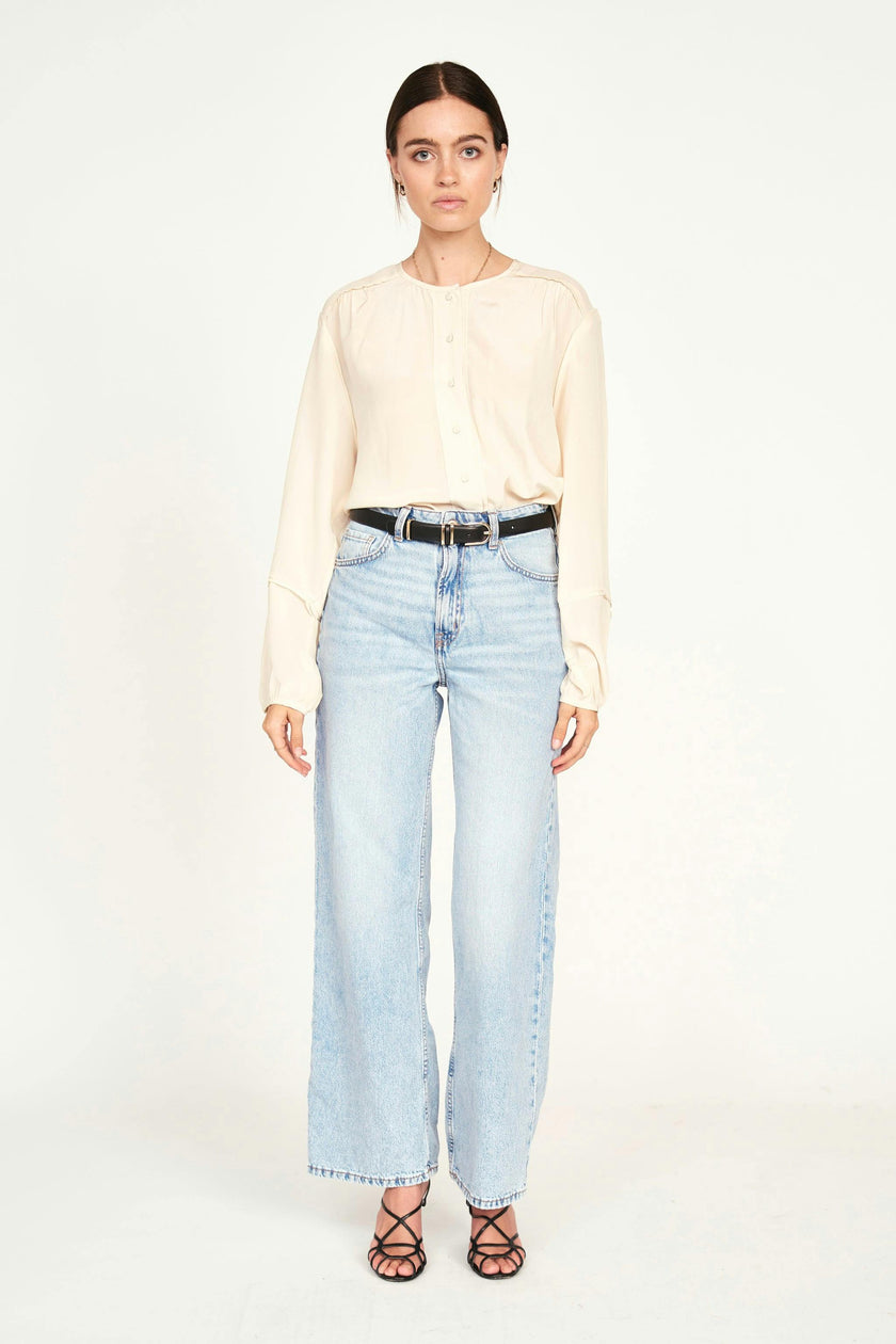 Dakota Blouse in Ivory