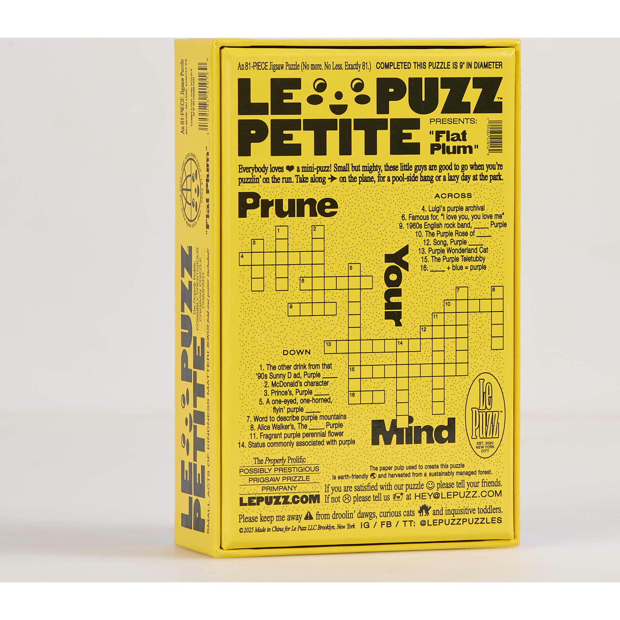 Flat Plum Puzzle