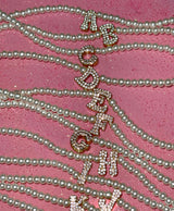 MICROPAVE INITIAL PEARL BRACELET