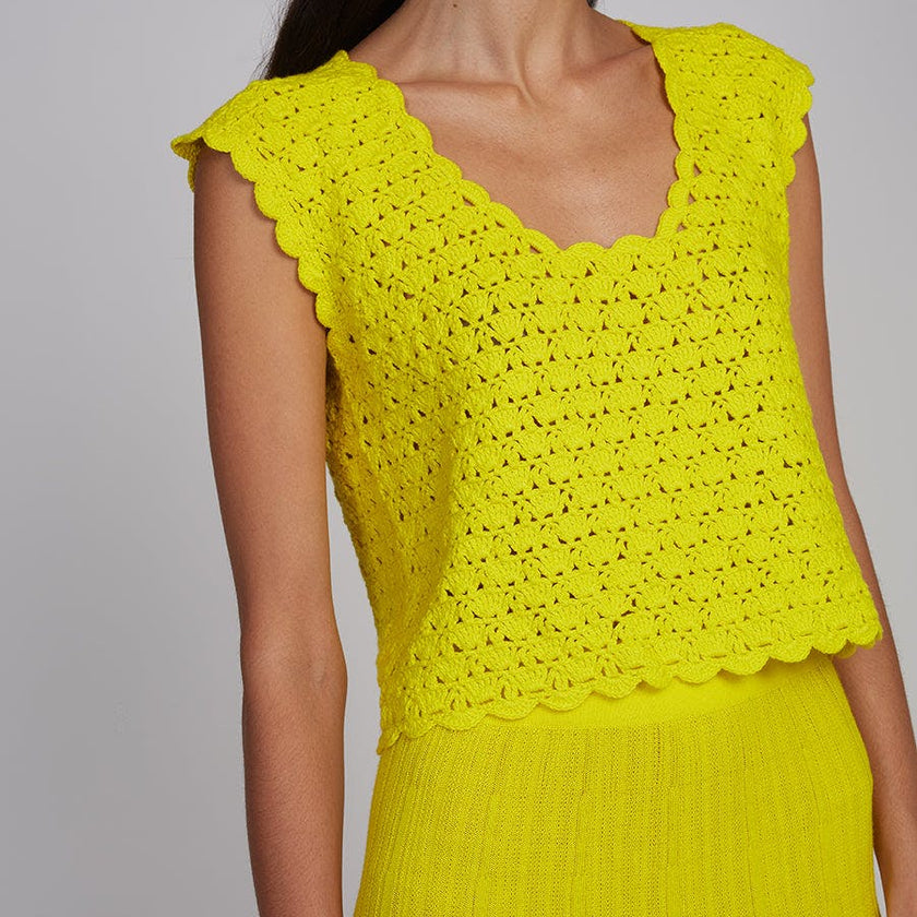 ZARIA CROCHET TOP | LIMONE