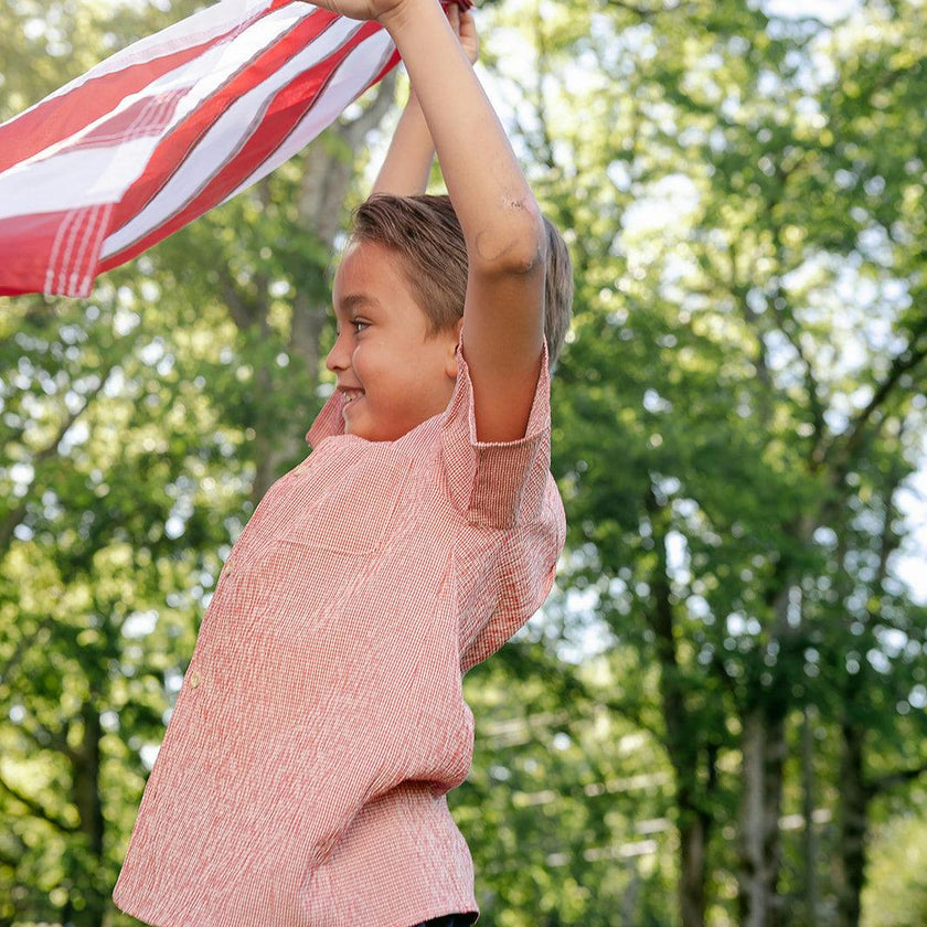 Baker Top - Red Gingham