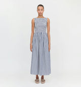 The Cosima Nap Dress - Navy Stripe
