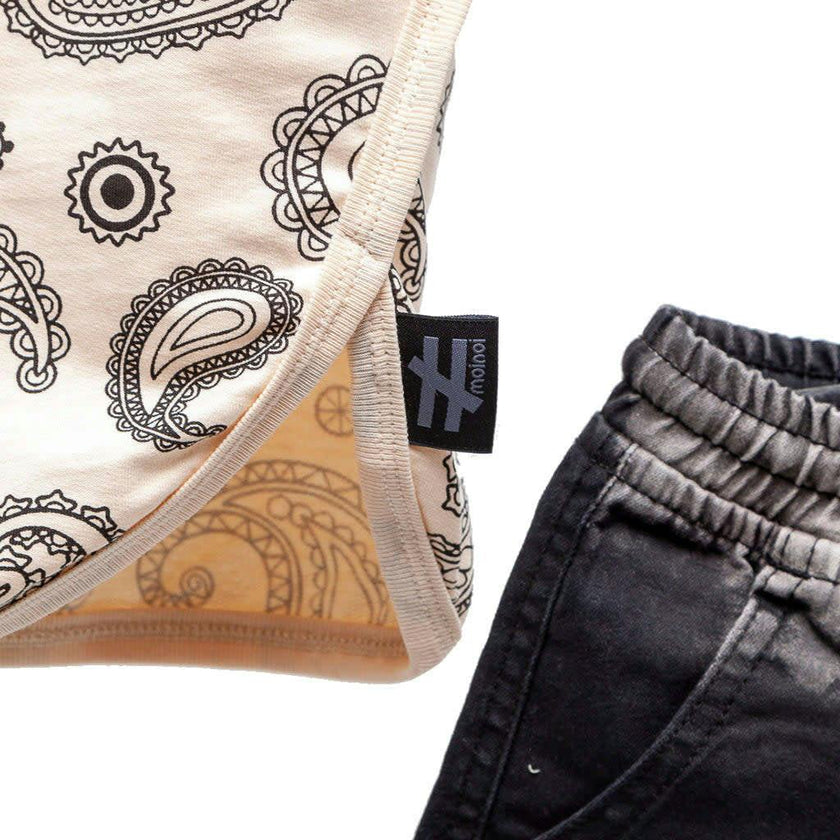 Paisley Denim Outfit