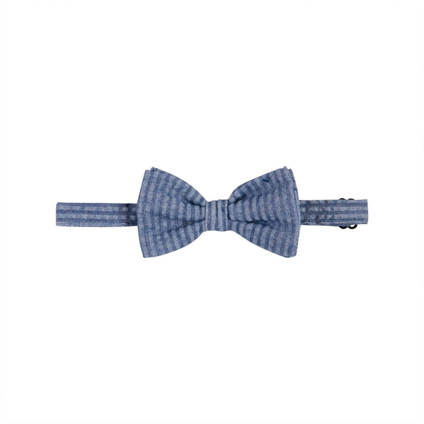 Boys (2-3) Seersucker Vest Suit Set | Blue & Pink