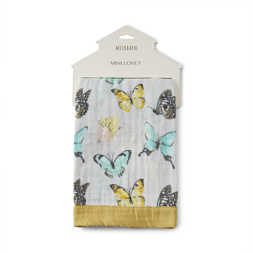 Mini Lovey Two-Layer Muslin Security Blanket