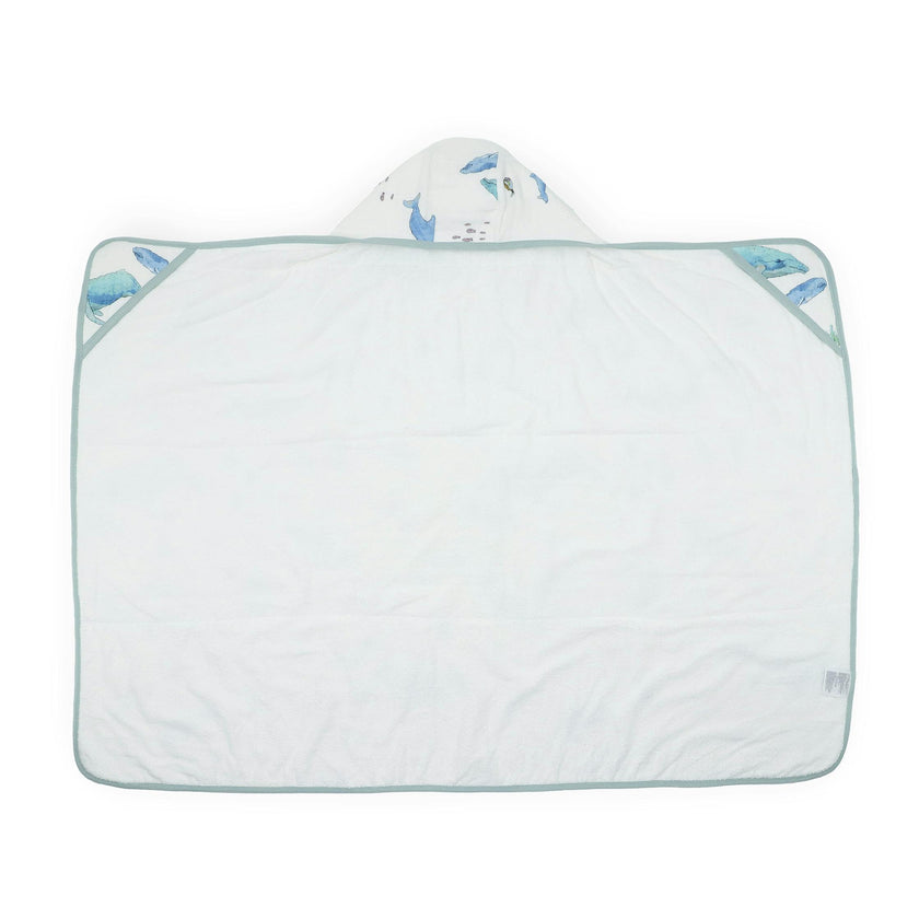 Toddler Hooded Towel - Whales