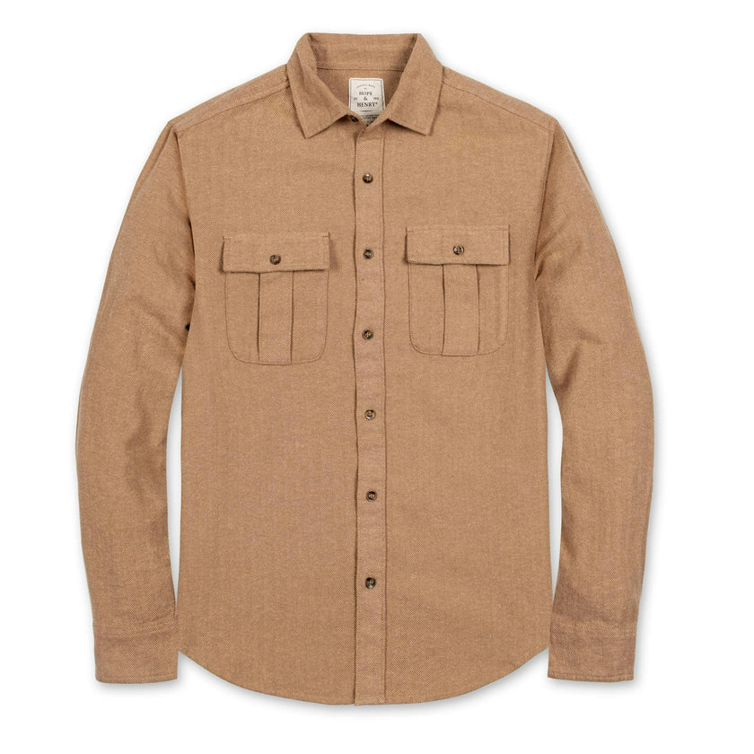 Organic Flannel Double Pocket Shirt