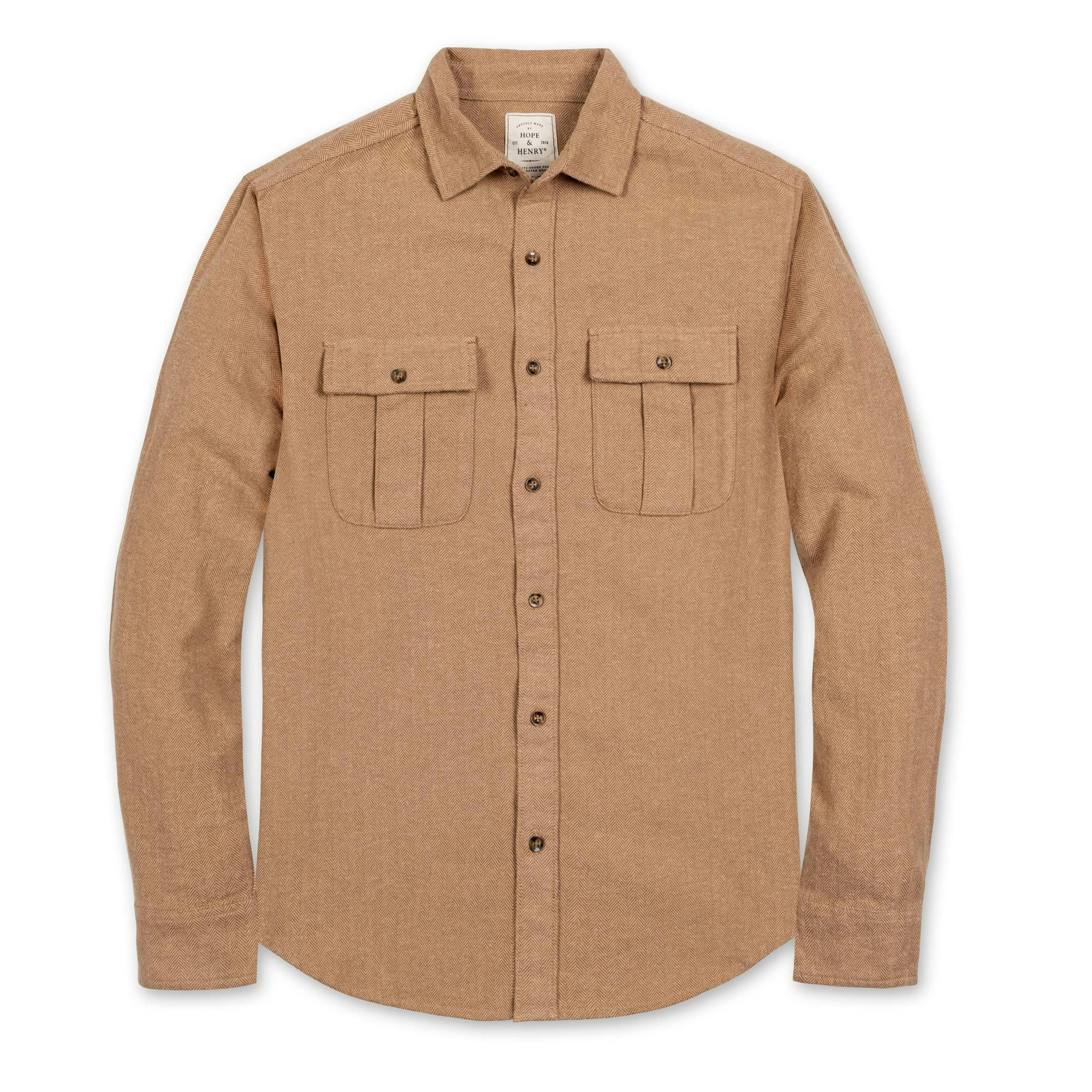 Organic Flannel Double Pocket Shirt