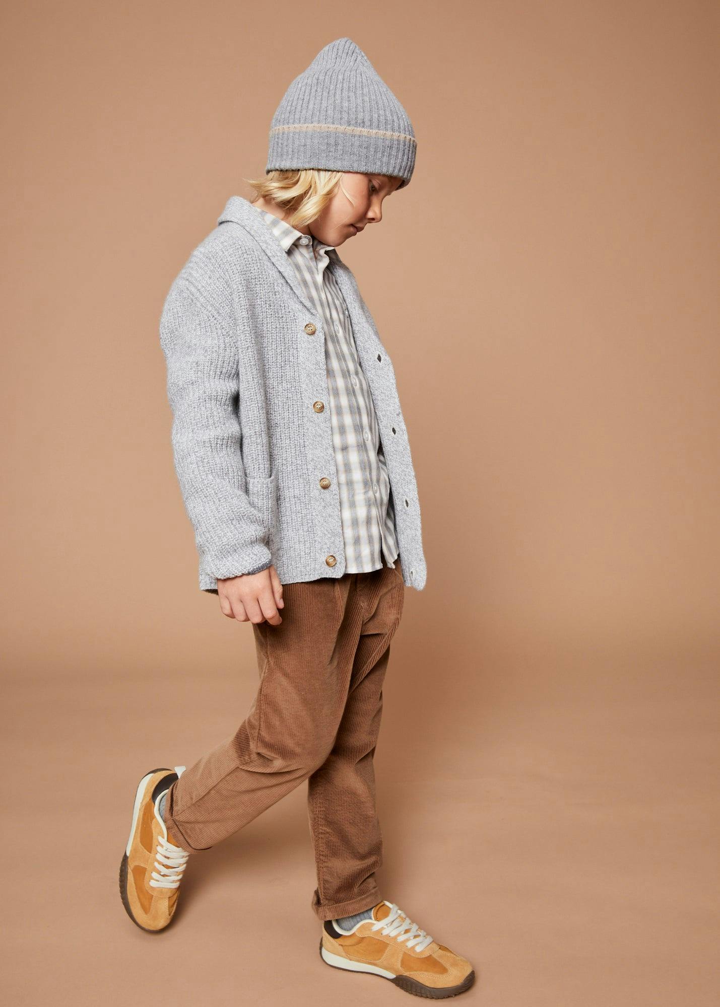 The Light Grey Checked Flannel Shirt