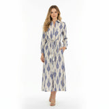 Anais Women's Shirtdress La Creme Ikat, natural