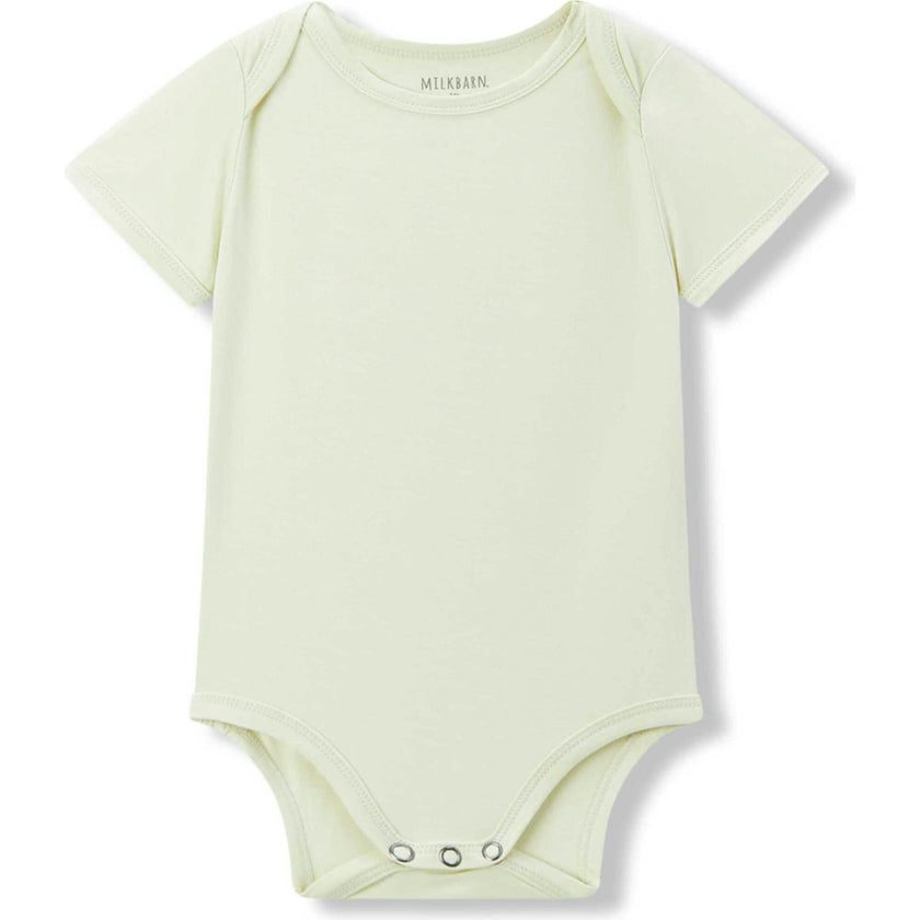 Aloe Luxe Solid Short Sleeve One Piece