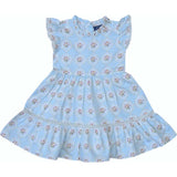 Garden Trellis Ruffle Dress