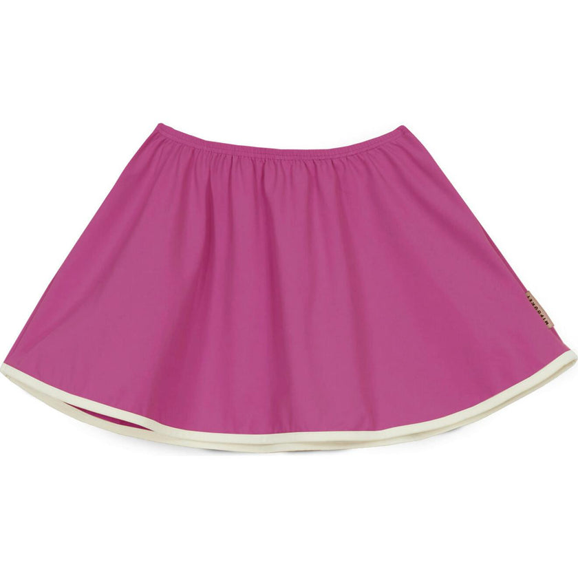 Mipounet SS26 Pauline, Swim Skirt Ecru Pink Posh
